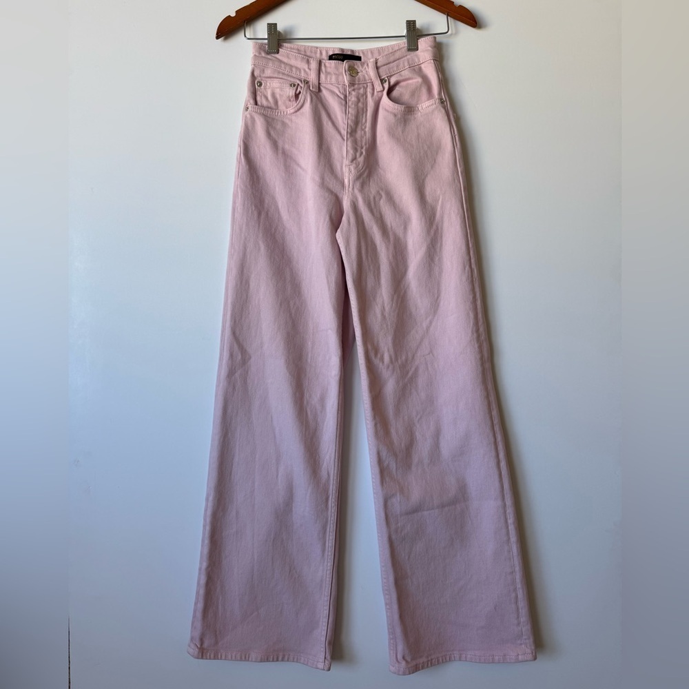 Maje pink wide leg jeans - Picture 4 of 13